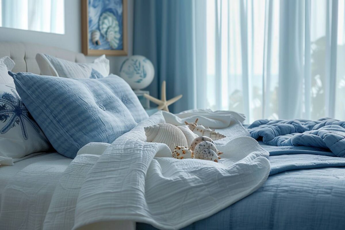 Créez une ambiance marine élégante et originale pour votre chambre sans tomber dans les clichés