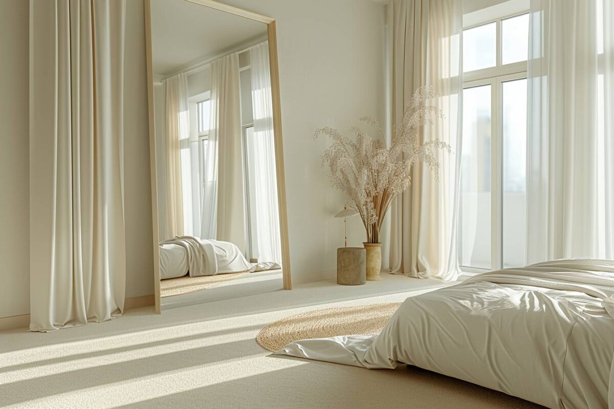 Transformez votre chambre : découvrez les secrets pour agrandir votre espace avec des miroirs