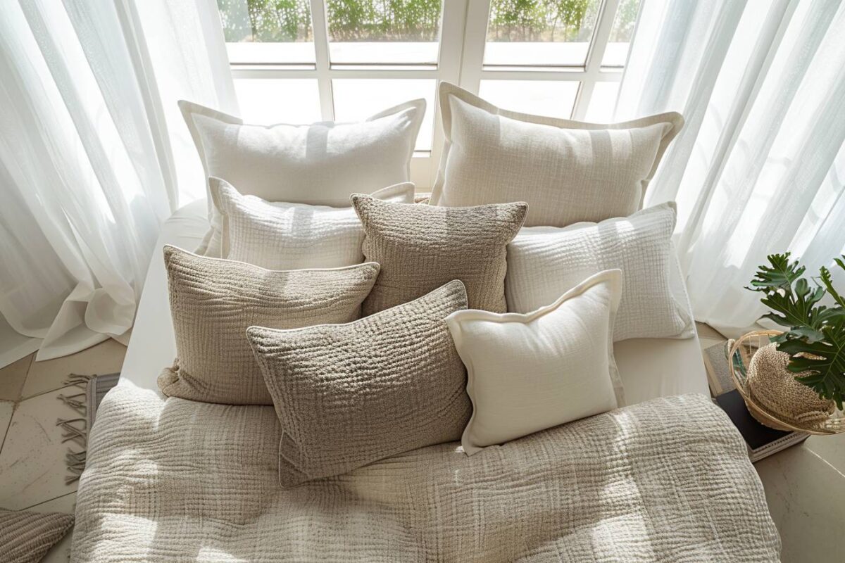 Découvrez comment des coussins bien choisis peuvent révolutionner l'ambiance de votre chambre