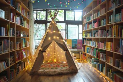 Créez un espace de lecture magique pour vos enfants avec ces 20 astuces décoratives incontournables