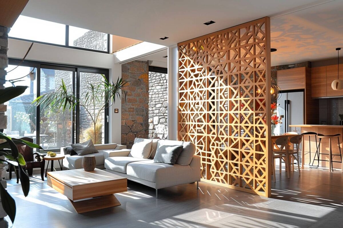 Transformez votre intérieur avec style : découvrez 30 manières créatives d'utiliser un claustra pour définir vos espaces