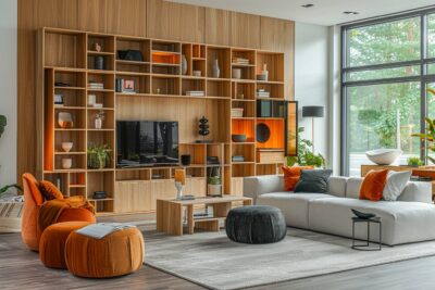 Redécouvrez votre salon : 30 idées de meubles de rangement pour un espace transformé
