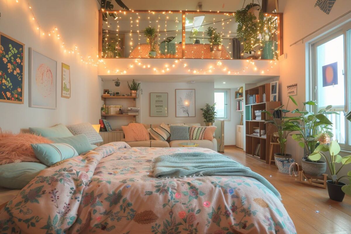 Transformez votre mezzanine en une chambre charmante : 20 idées inspirantes pour un espace optimisé et accueillant