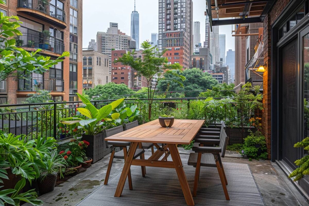 Transformez votre petit espace extérieur avec la table parfaite : critères essentiels pour un choix judicieux