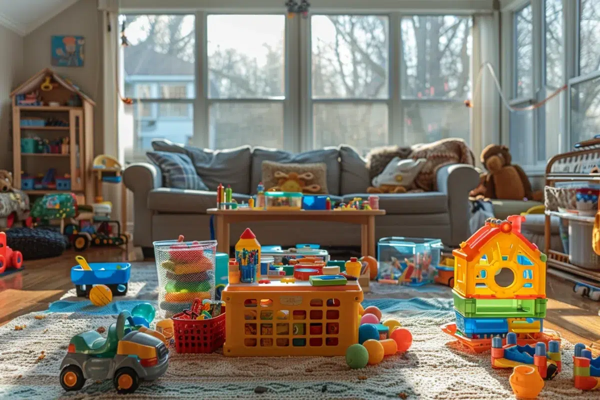 Les secrets pour créer un espace jeu enfant dans votre salon qui ravira toute la famille