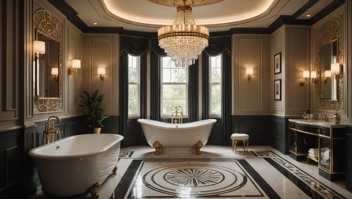 Redécouvrez votre salle de bain avec une touche de glamour art déco irrésistible