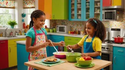 Créer une cuisine pour enfants : découvrez les secrets pour un espace sûr et stimulant