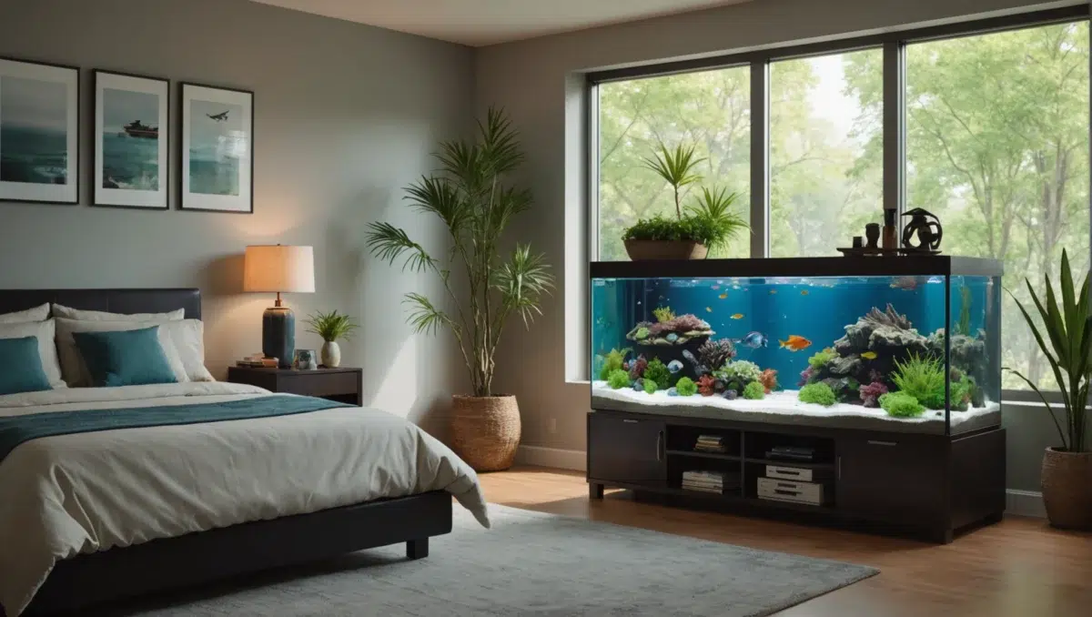 Créez une ambiance zen dans votre chambre avec un aquarium : découvrez comment faire
