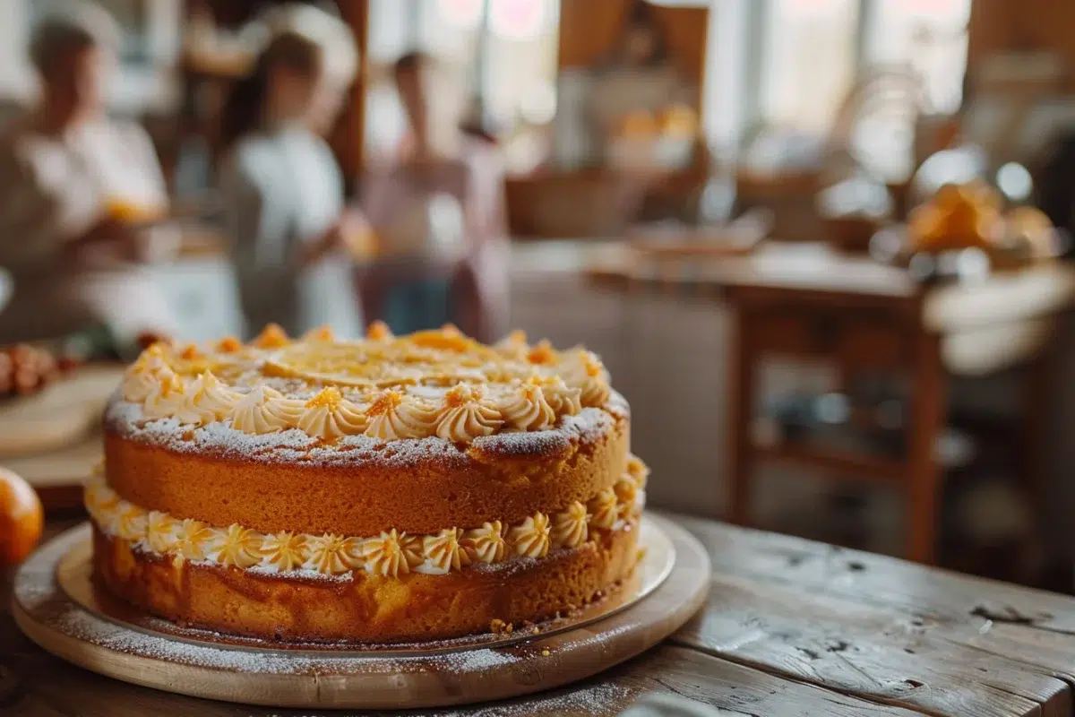Le gâteau à l’orange de grand-mère : une douceur réconfortante qui rassemble les générations et traverse les âges