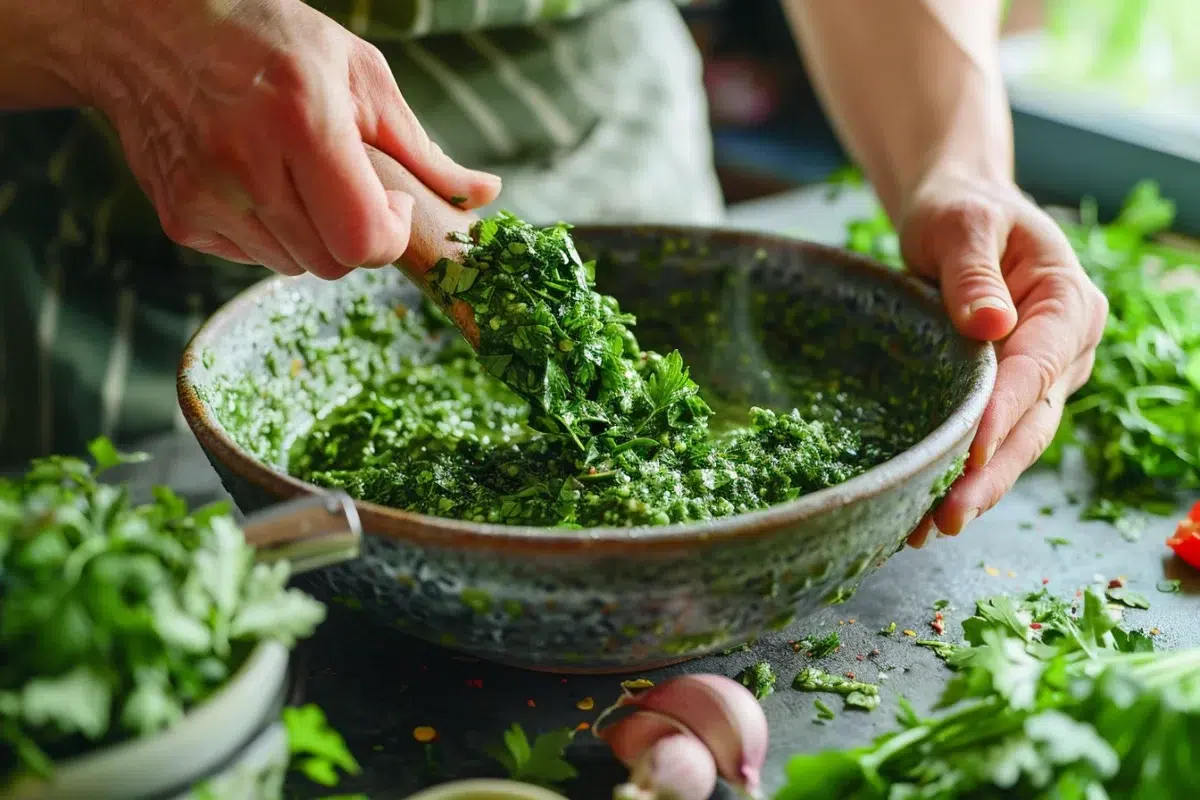 Découvrez comment préparer une sauce verte pour sublimer votre poulet braisé : ingrédients et astuces détaillés