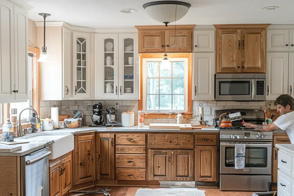 Comment moderniser une cuisine rustique en chêne : astuces pour la rendre tendance et conviviale