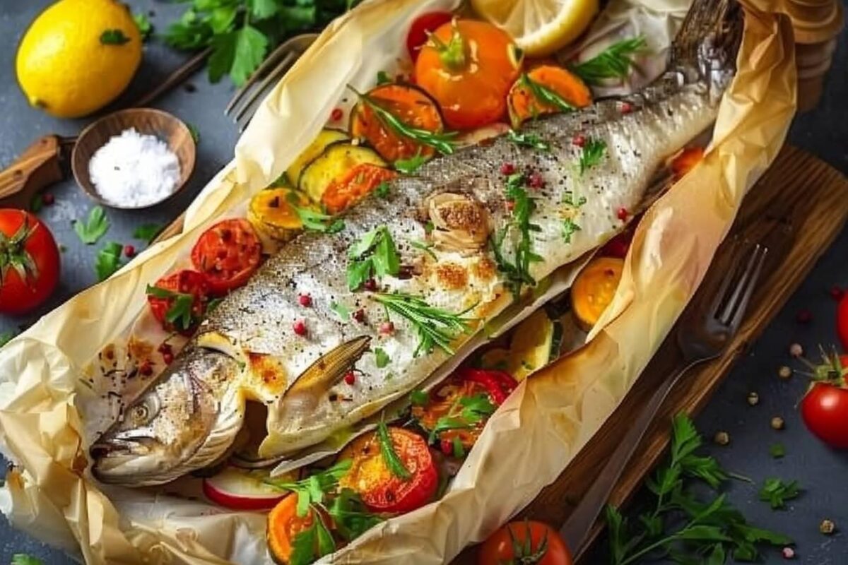 Enfin, découvrez l&rsquo;incroyable recette du poisson en papillote savoureux !