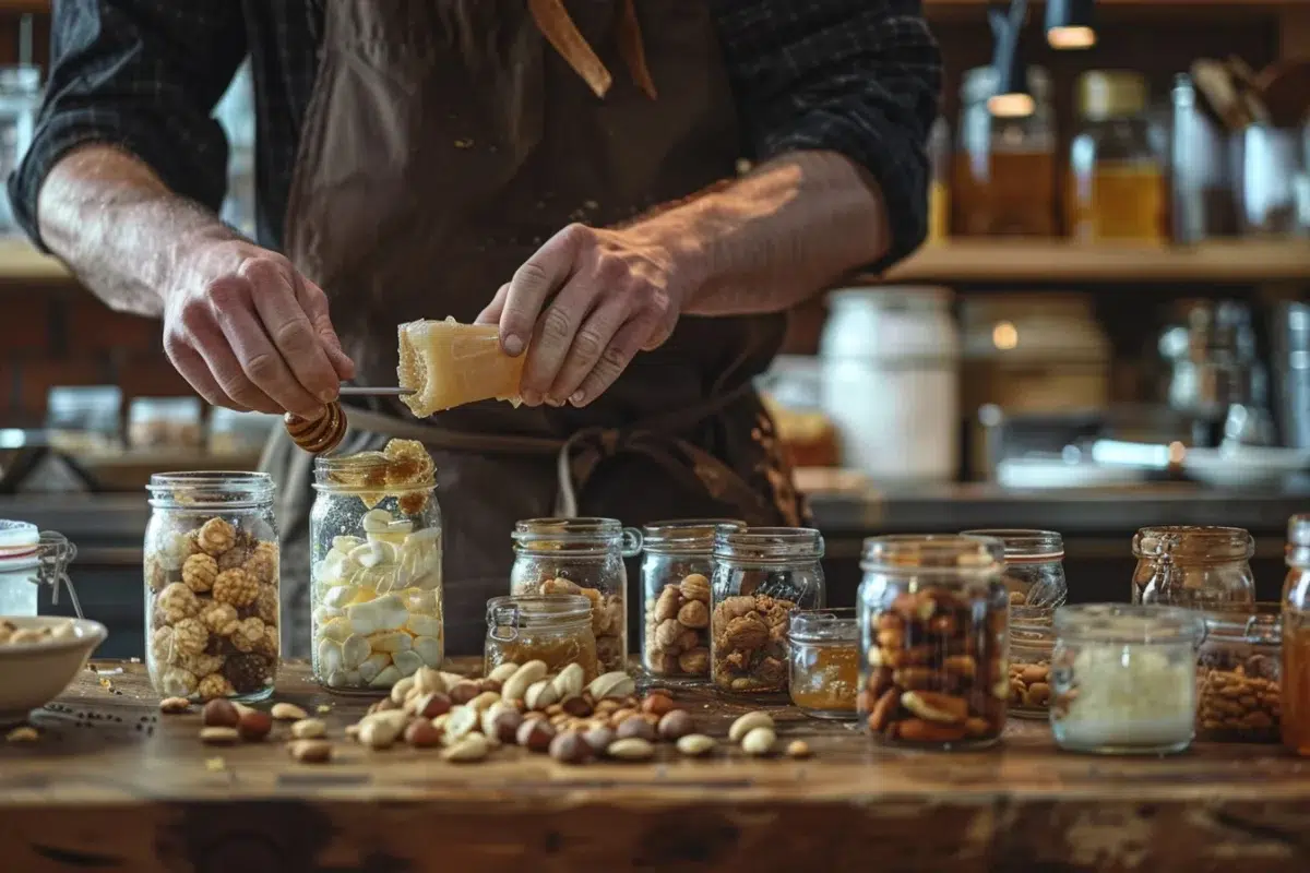 Les secrets d'un nougat parfait : choisir les bons ingrédients et équilibrer la recette pour un goût optimal