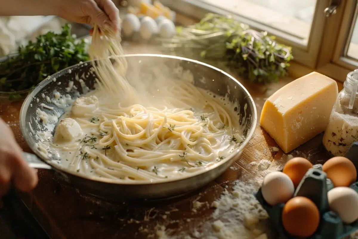 Découvrez comment préparer des pâtes stracciatella crémeuses : tous les secrets pour un plat savoureux et authentique