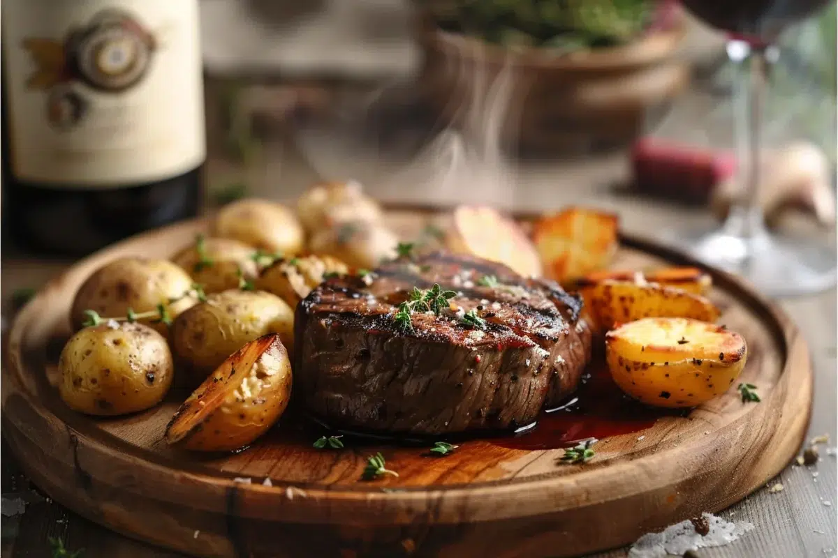 Découvrez la recette simple et délicieuse du filet mignon au four : pommes de terre et accords vin parfaits