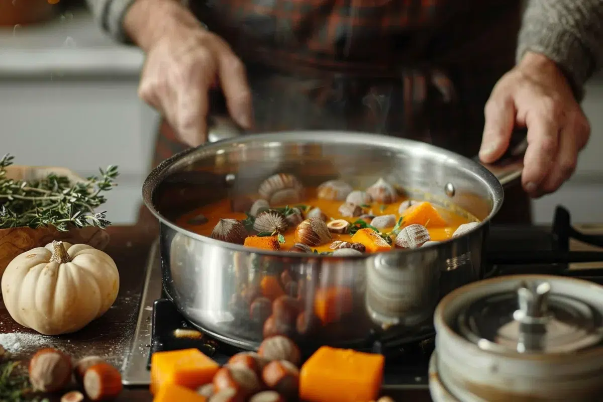 Découvrez comment préparer une soupe butternut châtaigne : une recette gourmande et réconfortante pour l'hiver
