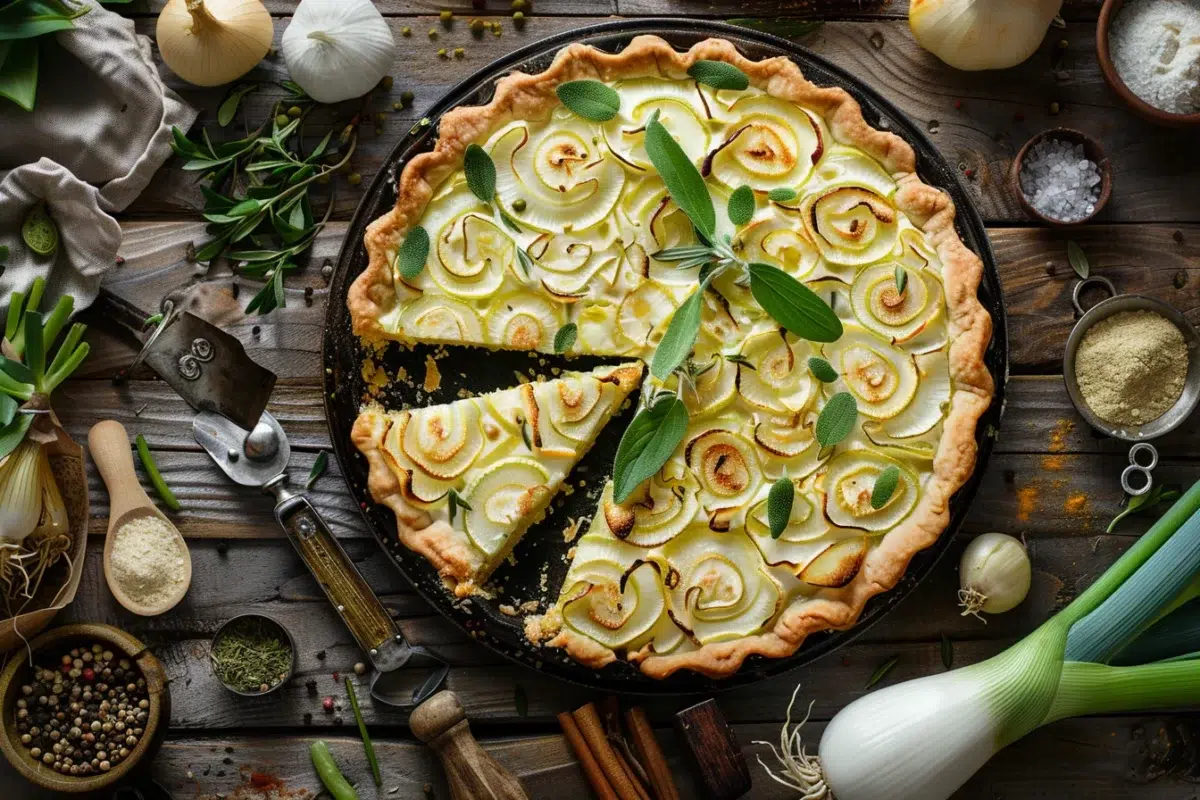 Une tarte aux poireaux traditionnelle : astuces et garnitures pour sublimer vos repas en toutes saisons