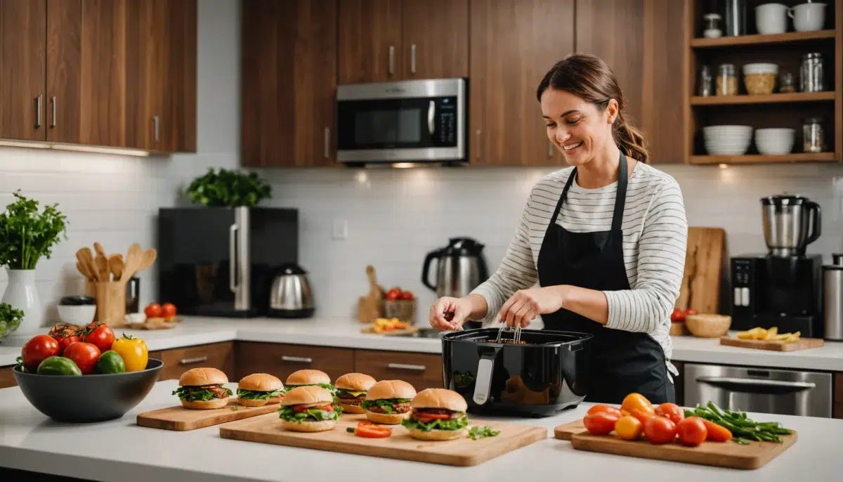 Découvrez comment préparer des burgers végétariens délicieux en 15 minutes avec l'Airfryer !