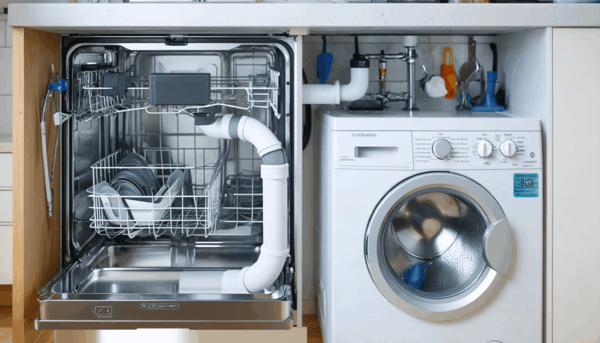 Brancher lavevaisselle et lavelinge sur un seul tuyau mode d'emploi — free download