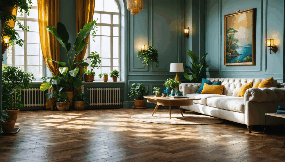 découvrez les nombreux avantages du parquet en chevron pour votre salon : une solution élégante, chaleureuse et tendance qui apporte du cachet à votre intérieur. optez pour un style raffiné et intemporel !