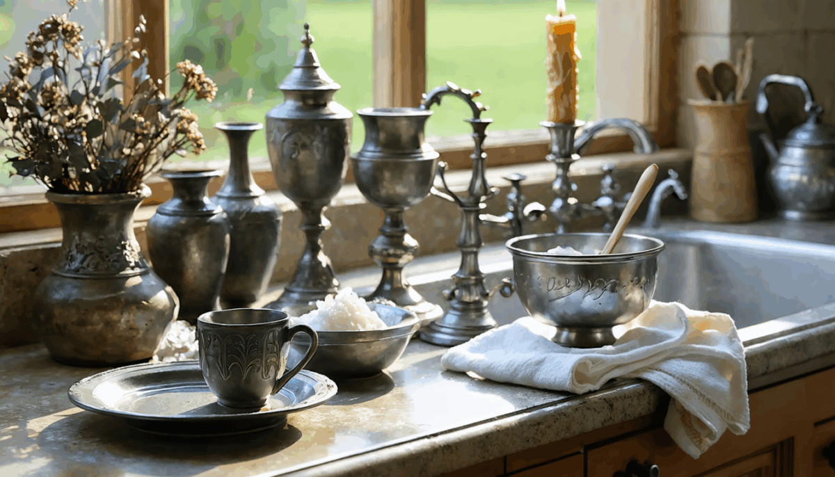 découvrez comment nettoyer en profondeur vos objets en étain grâce à notre guide pratique utilisant du vinaigre blanc. astuces maison simples pour retrouver l’éclat de votre étain en toute sécurité !