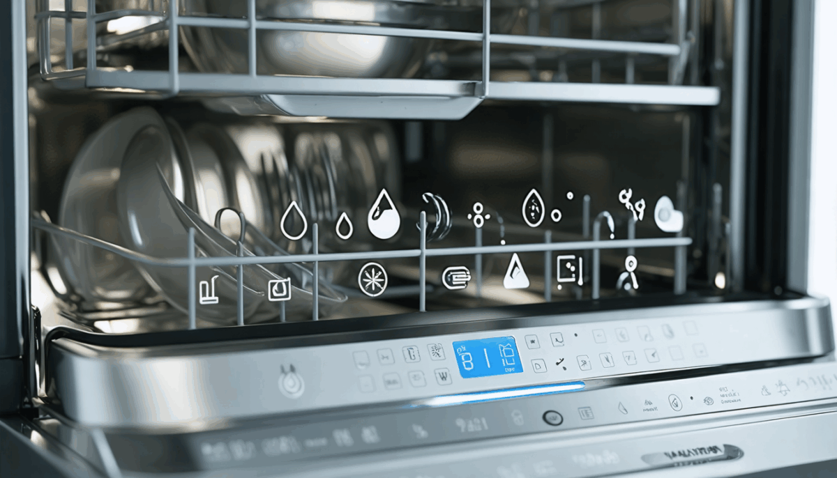 découvrez la signification de tous les symboles présents sur votre lave-vaisselle grâce à notre guide complet. facilitez votre utilisation quotidienne en comprenant chaque icône et optimisez l’entretien de votre appareil.