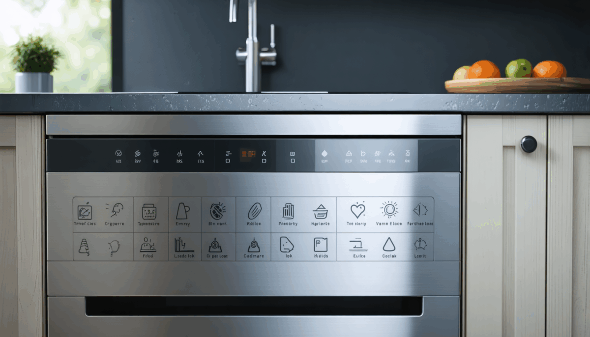 découvrez la signification des symboles de votre lave-vaisselle grâce à notre guide complet. apprenez à reconnaître chaque icône pour mieux utiliser et entretenir votre appareil au quotidien.