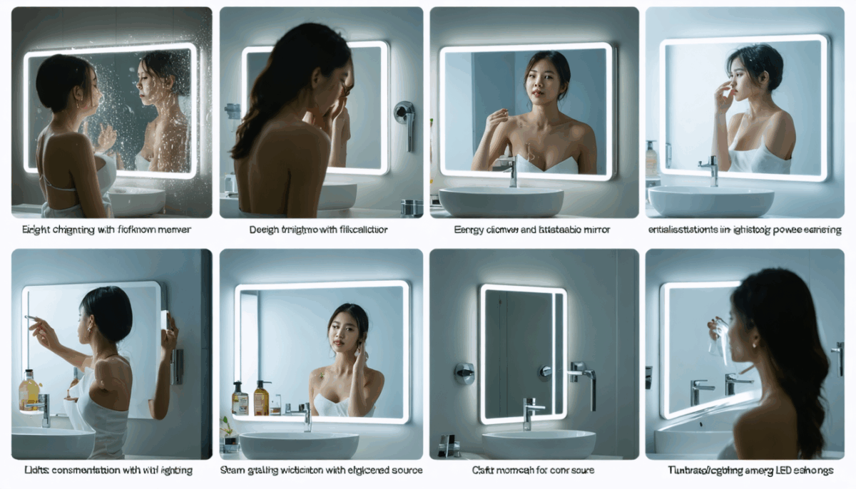découvrez les 8 principaux défis liés à l'utilisation des miroirs de salle de bain à led et profitez de conseils pratiques pour les surmonter facilement et prolonger la durée de vie de votre miroir lumineux.