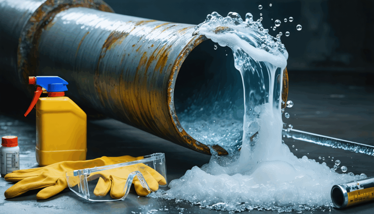 découvrez combien de temps laisser agir l'acide chlorhydrique pour un nettoyage efficace de vos canalisations. conseils de sécurité et astuces pour des résultats optimaux !