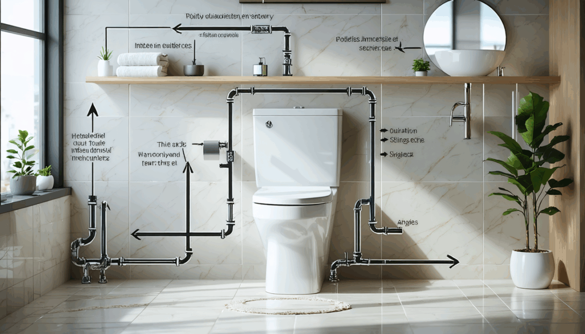 découvrez quelle inclinaison de tuyau est recommandée pour garantir une évacuation optimale des toilettes et éviter tout risque d'engorgement ou de mauvaises odeurs.