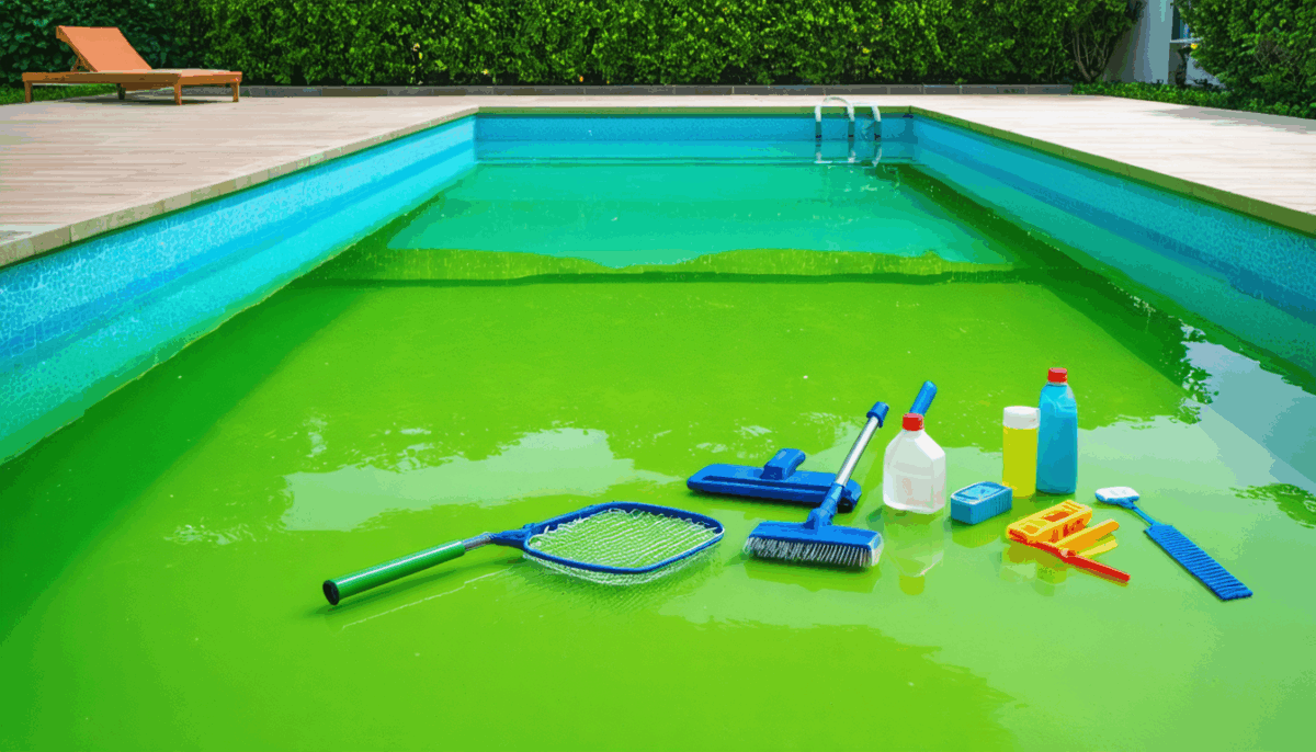 votre piscine reste verte malgré un traitement choc au chlore ? découvrez les causes possibles et toutes les solutions efficaces pour retrouver une eau claire et saine rapidement.