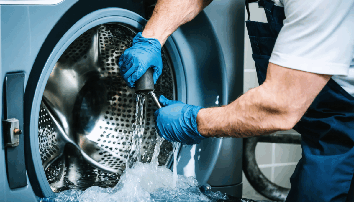 découvrez comment vider facilement une machine à laver surchargée d'eau grâce à notre guide pratique. suivez des étapes simples et efficaces pour résoudre ce problème courant rapidement et en toute sécurité.