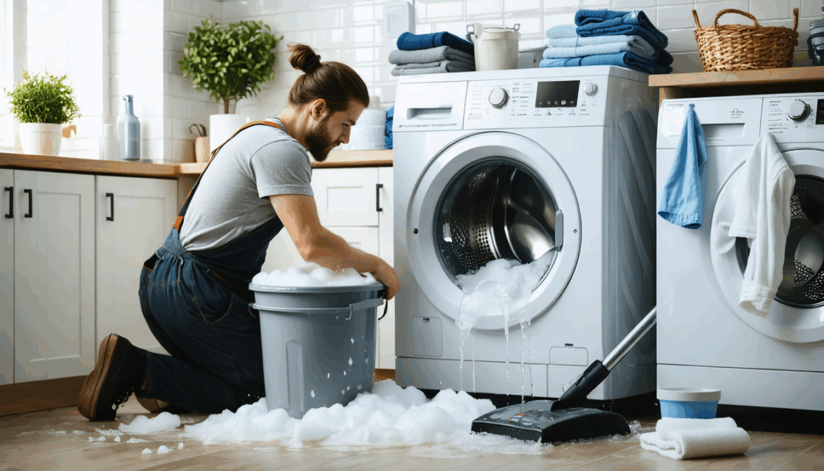 découvrez nos astuces et étapes clés pour réussir à vider efficacement une machine à laver pleine d'eau. ce guide pratique vous accompagne pas à pas pour résoudre ce problème courant en toute sécurité.