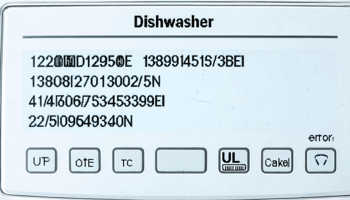 Lavevaisselle Whirlpool comprendre et corriger les codes d’erreur — free download