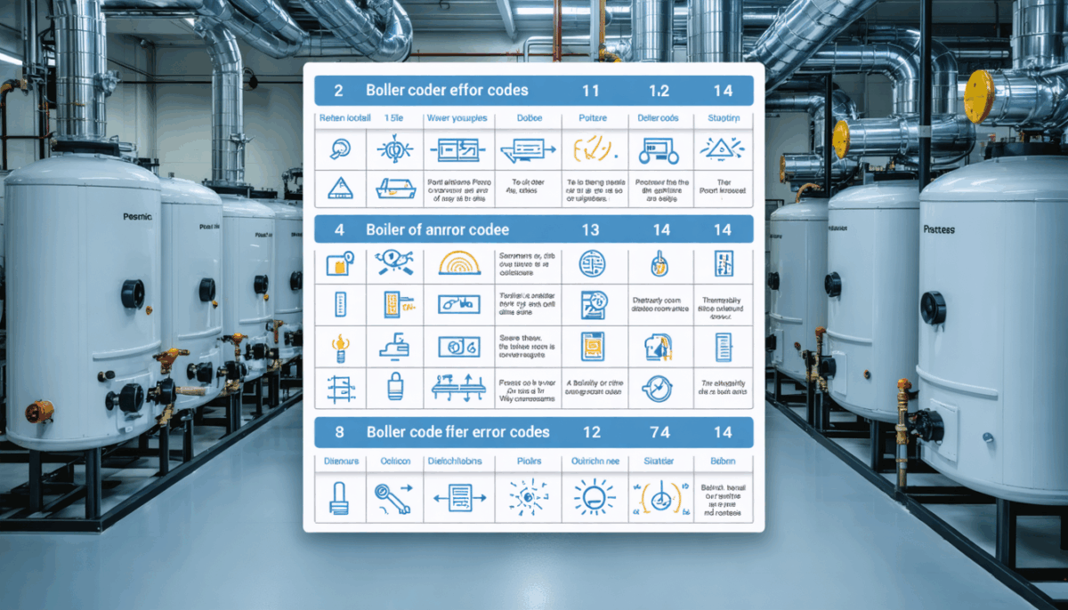 découvrez notre guide complet des codes d'erreur pour chaudières de dietrich : significations détaillées de chaque code et solutions pratiques pour diagnostiquer et réparer rapidement les pannes.